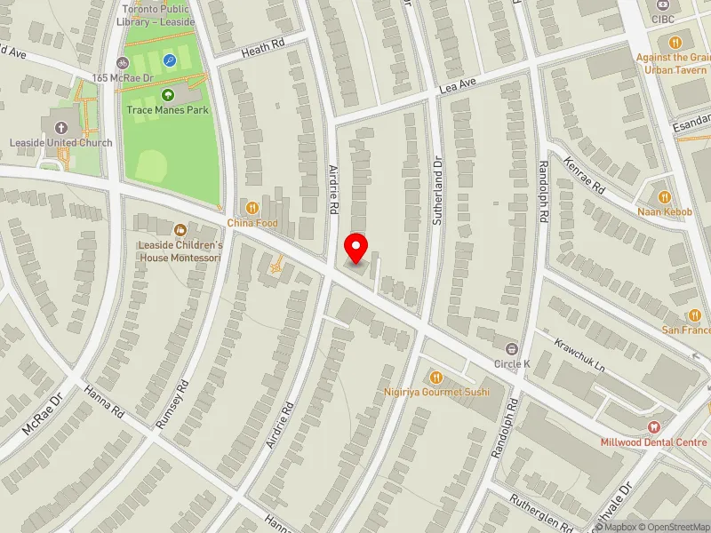 RentSafeTO apartment evaluation map view of 872 MILLWOOD RD in Don Valley West, Toronto