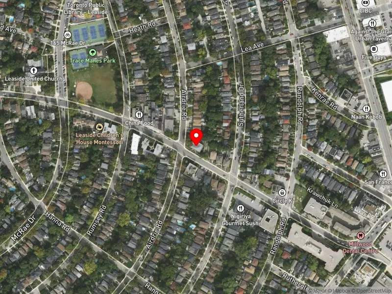 RentSafeTO apartment evaluation satellite view of 872 MILLWOOD RD in Don Valley West, Toronto