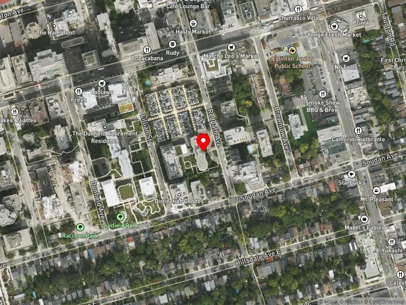 RentSafeTO apartment evaluation satellite view of 88 REDPATH AVE in Toronto-St. Paul's, Toronto