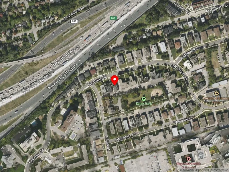 RentSafeTO apartment evaluation satellite view of 89 NEPTUNE DR in Eglinton-Lawrence, Toronto