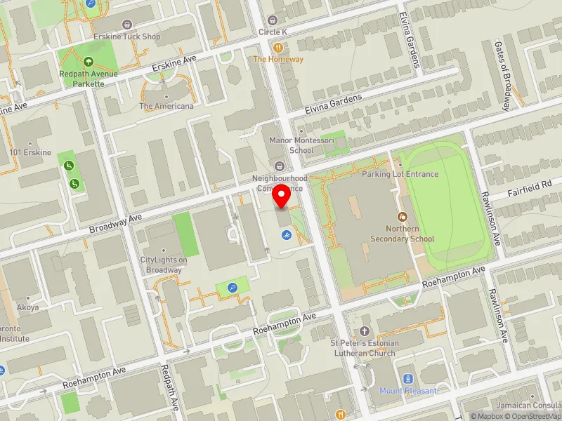 RentSafeTO apartment evaluation map view of 890 MOUNT PLEASANT RD in Toronto-St. Paul's, Toronto