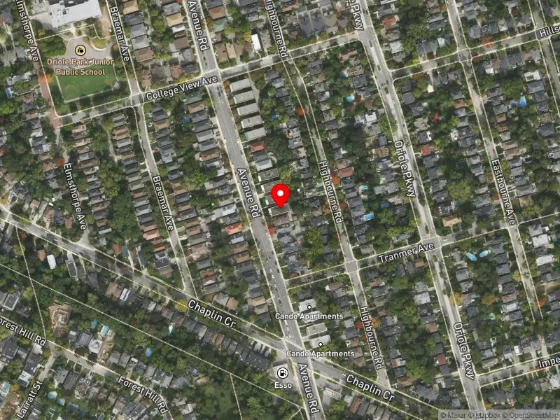 RentSafeTO apartment evaluation satellite view of 893 AVENUE RD in Toronto-St. Paul's, Toronto