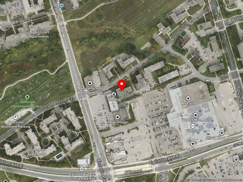 RentSafeTO apartment evaluation satellite view of 9 CRAIGTON DR in Scarborough Centre, Toronto