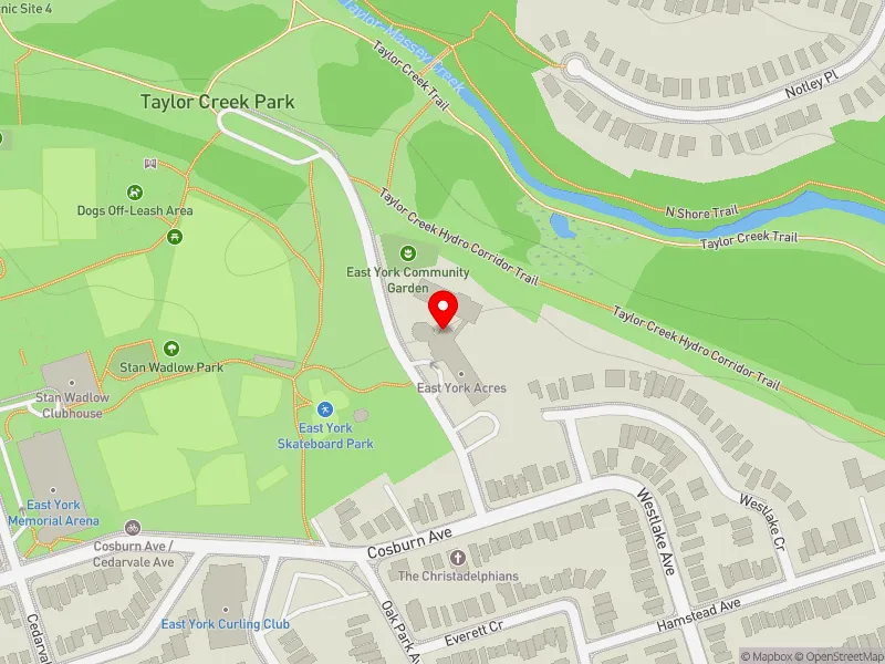 RentSafeTO apartment evaluation map view of 9 HALDON AVE in Beaches-East York, Toronto