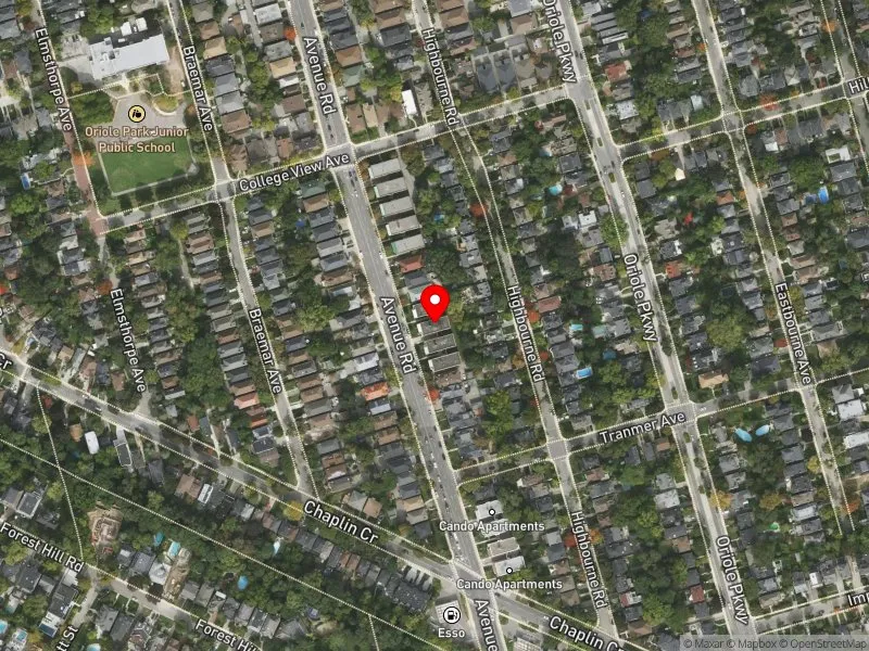 RentSafeTO apartment evaluation satellite view of 901 AVENUE RD in Toronto-St. Paul's, Toronto