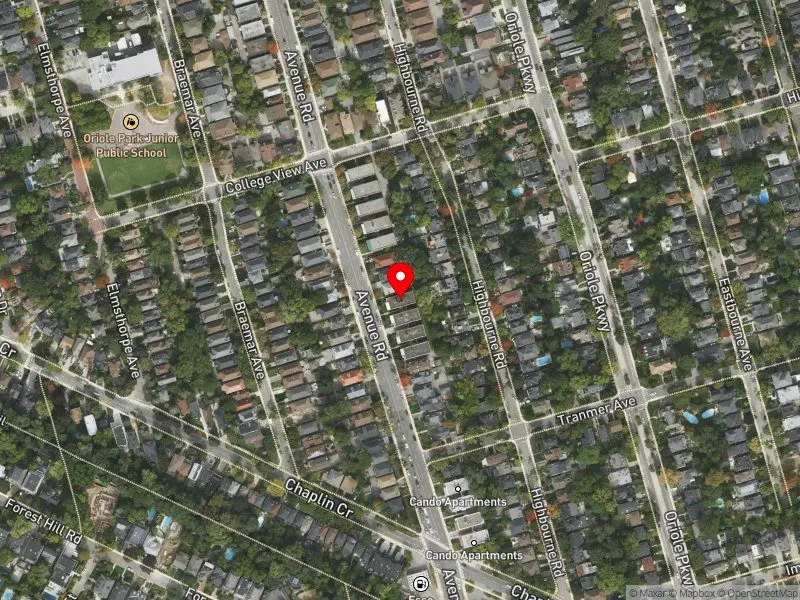 RentSafeTO apartment evaluation satellite view of 905 AVENUE RD in Toronto-St. Paul's, Toronto