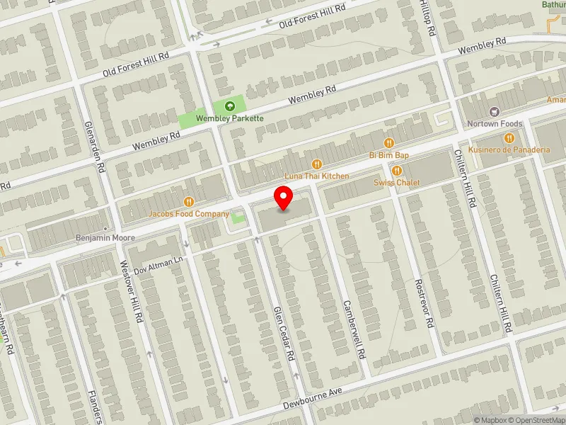 RentSafeTO apartment evaluation map view of 989 EGLINTON AVE W in Toronto-St. Paul's, Toronto