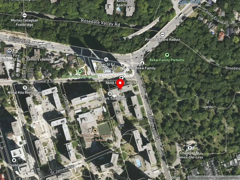 RentSafeTO apartment evaluation satellite view of 99 HOWARD ST in Toronto Centre, Toronto