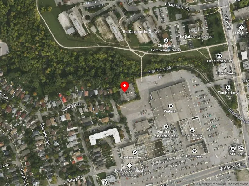RentSafeTO apartment evaluation satellite view of 99 MATTSON RD in Humber River-Black Creek, Toronto